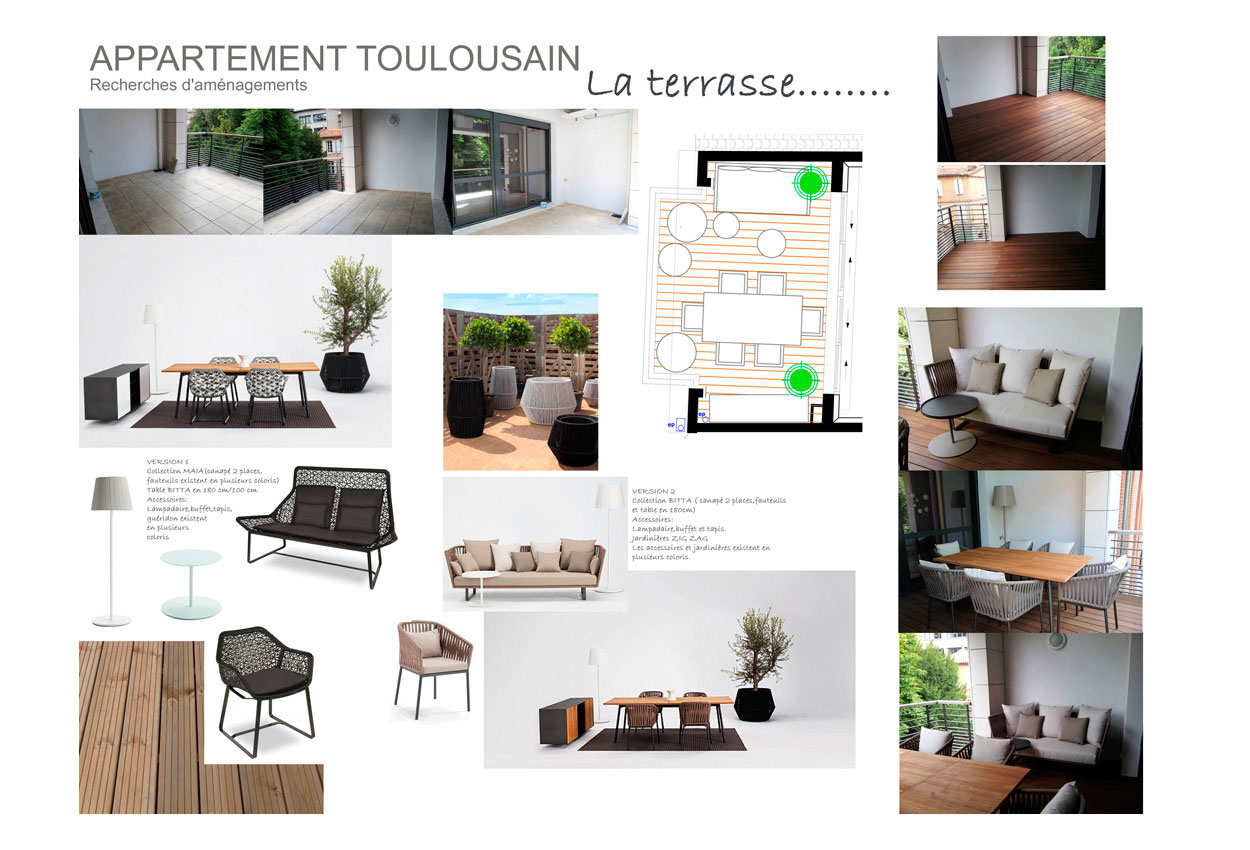Aménagement et décorarion d'un appartement à Toulouse
