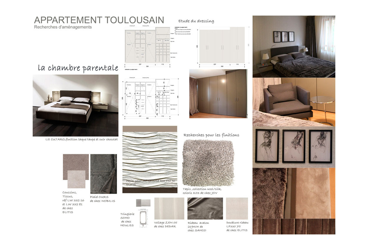 Aménagement et décorarion d'un appartement à Toulouse