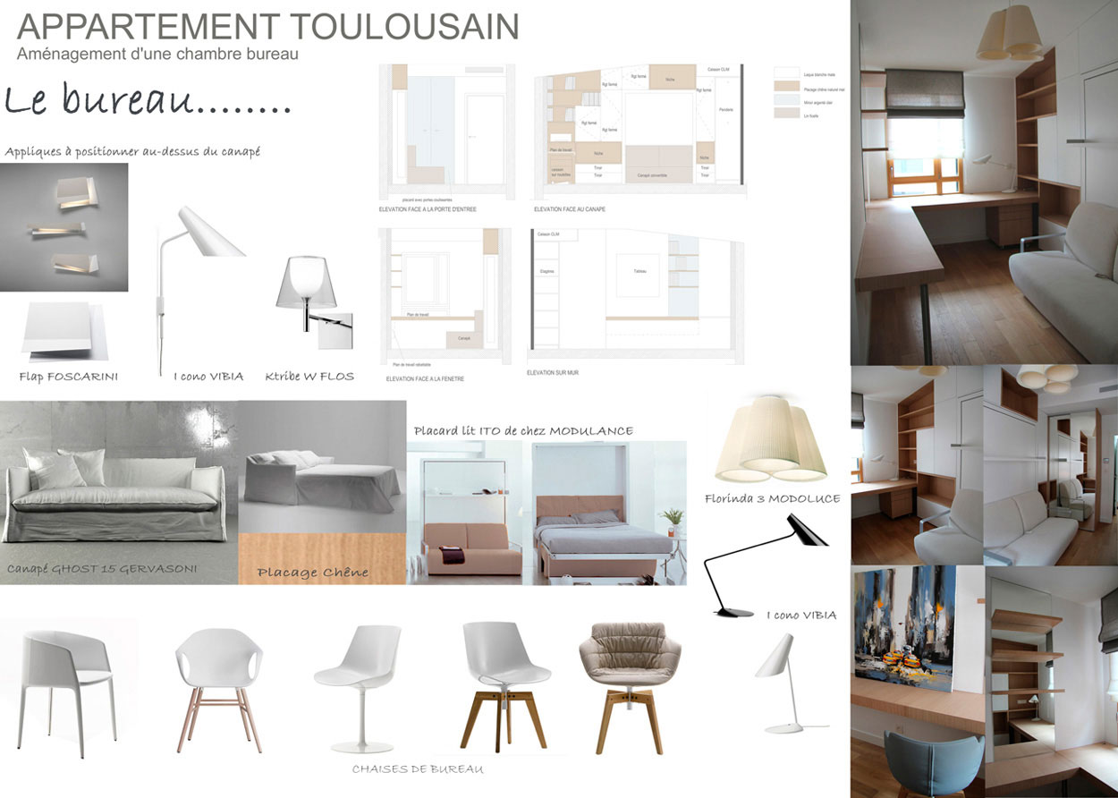 Aménagement et décorarion d'un appartement à Toulouse