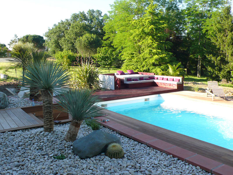 Aménagement jardin, terrasse et piscine