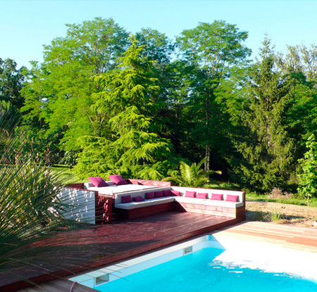 Relooking jardin, piscine et appartement